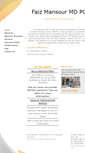 Mobile Screenshot of faizmansourmd.com